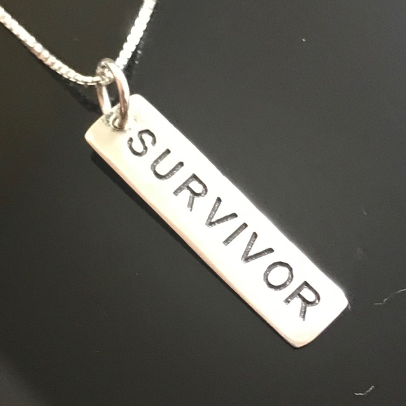 Survivor Sterling Silver Necklace - Picture 3 of 6